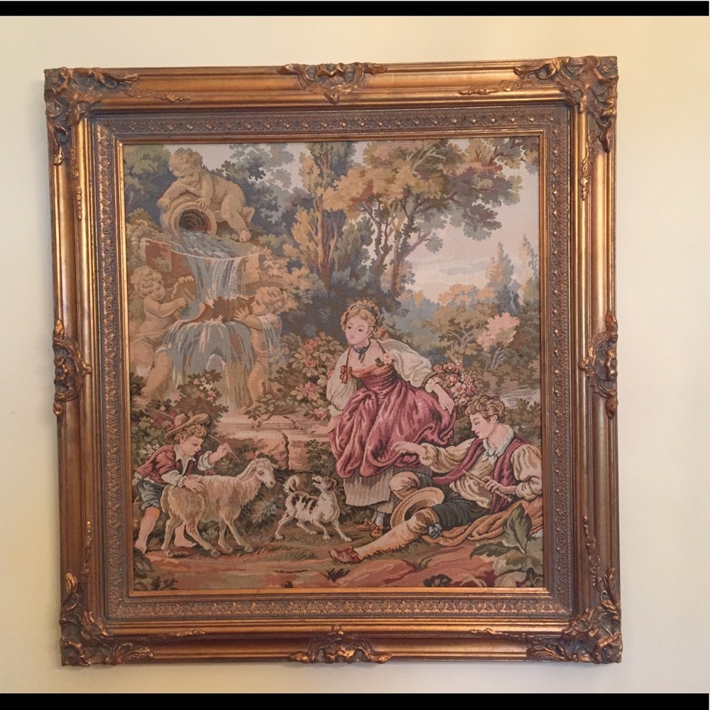 Beautiful Framed Tapestry